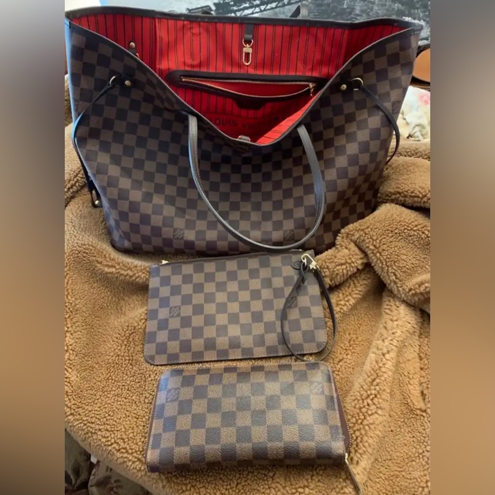 Louis Vuitton Neverfull GM Damier Set